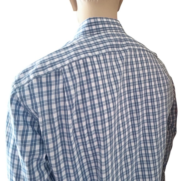 J Crew Performance Slim Fit Shirt Dress Re-imagined Long Sleeve Windowpane Plaid - Picture 10 of 14